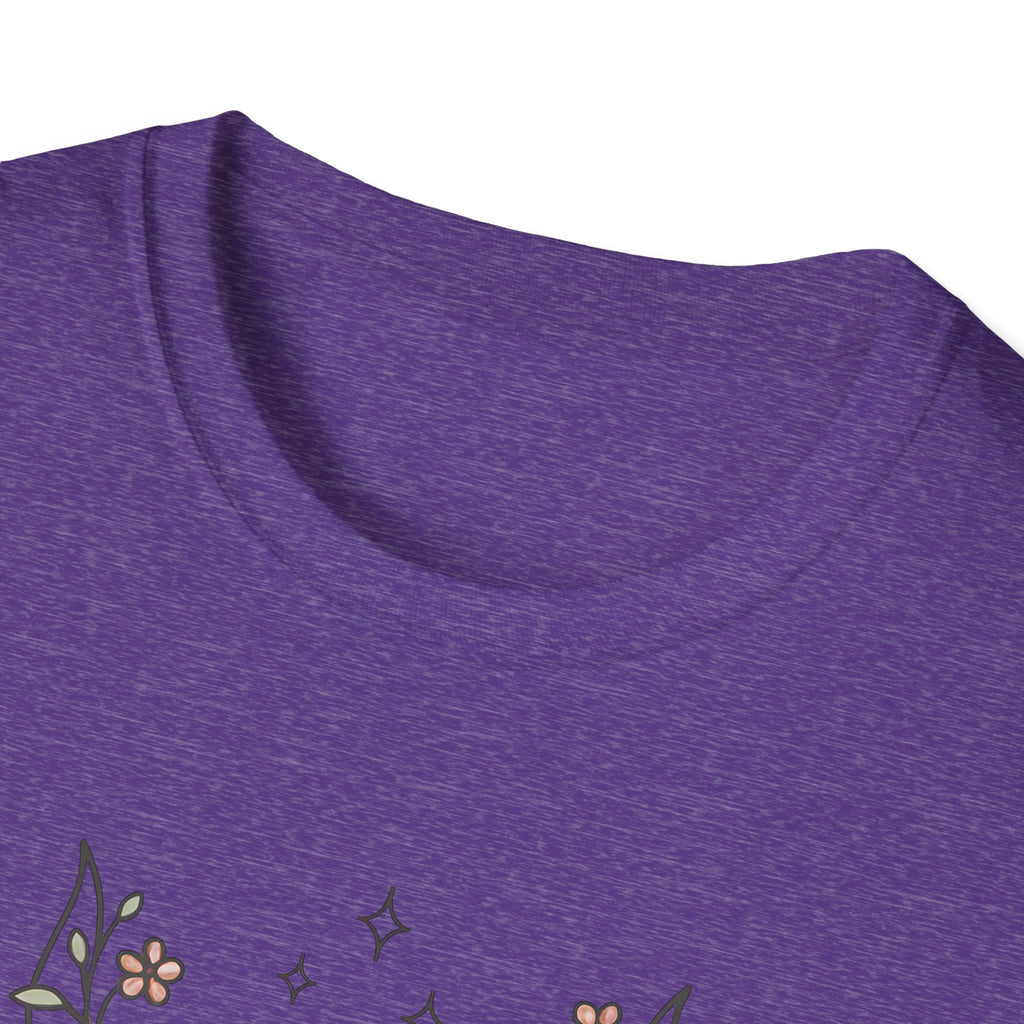 Floral deer skull T-Shirt