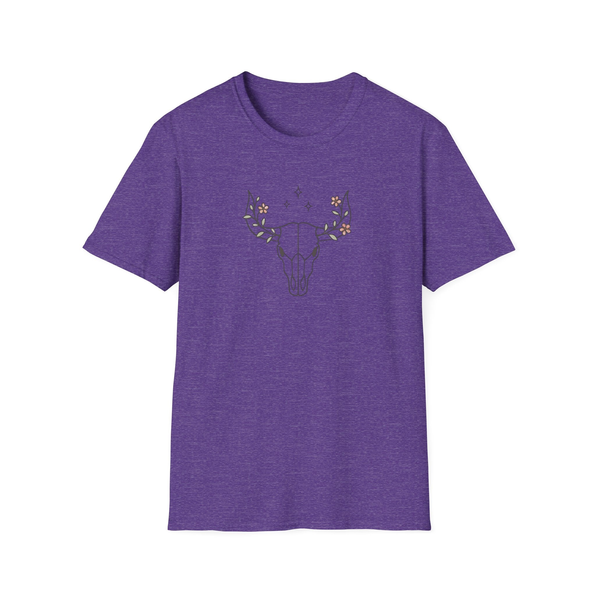 Floral deer skull T-Shirt