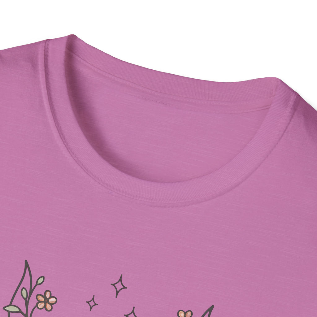 Floral deer skull T-Shirt