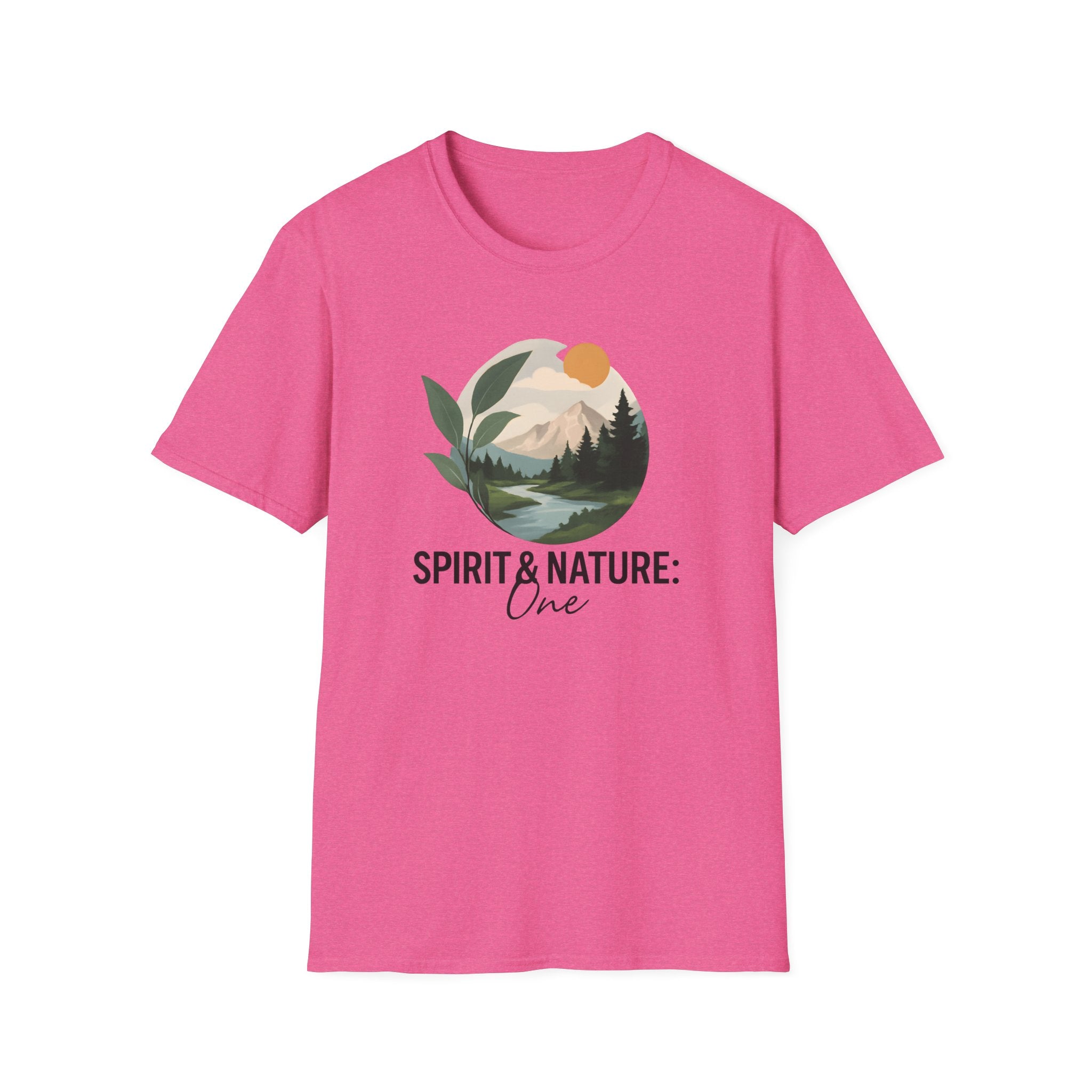 Mountain River Landscape T-Shirt